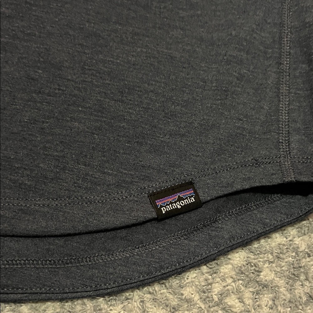 Patagonia Heathered Navy Short Sleeve Tee - Picture 2 of 4